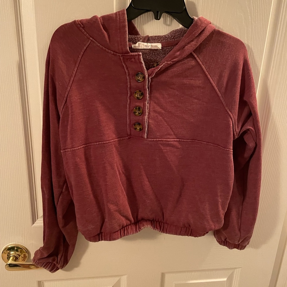Cropped sweatshirt